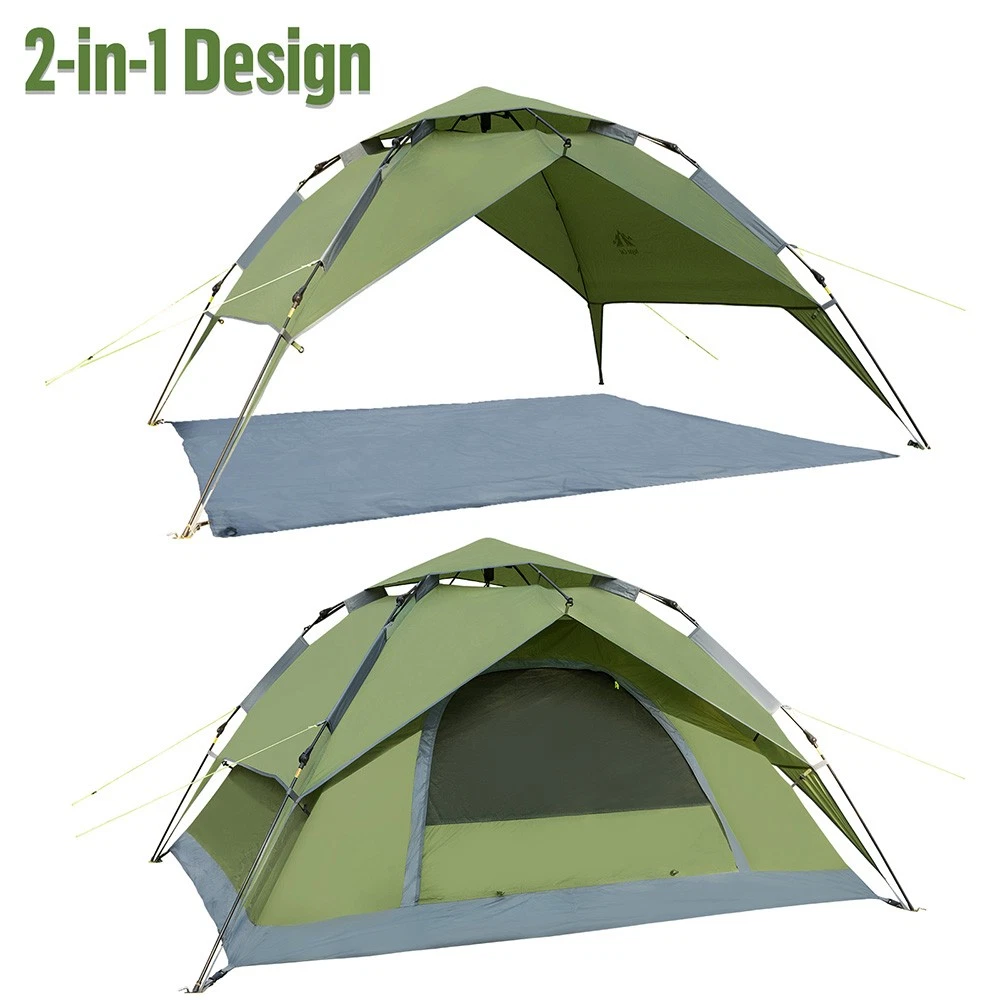 1-4 Person Automatic Tent Outdoor Waterproof Family Dome Portable Camp Shelter
