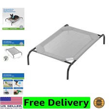 Elevated Dog Bed - Breathable Off-The-Ground Pet Bed with Cooling Fabric, Joi...