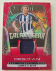 2020-21 Panini Obsidian Jonas Olsson Asia Edition Match Worn Relic /44 West Brom