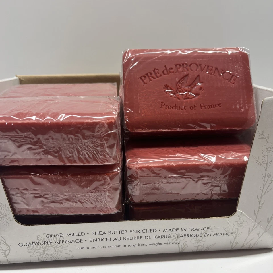 Pre de Provence Raspberry Shea Butter Enriched Soap 12Bars box 250 Gram - Image 4 of 4
