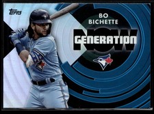 2022 Topps Bo Bichette Generation Now #GN-29 Toronto Blue Jays