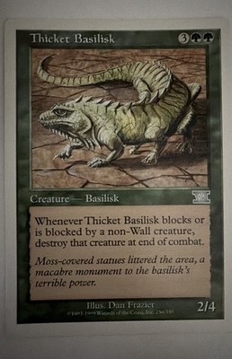 Thicket Basilisk Classic MTG Core Set 6th Edition Regular