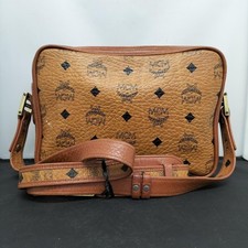 MCM Visetos Shoulder Bag Brown Monogram Z5371 Auth w/Shoulder Strap, Dust Bag