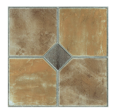 Rustic Slate Vinyl Tiles Peel And Stick Floor 20 Pack Flooring Self Adhesive