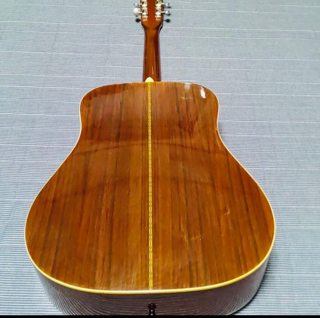 Acoustic Guitar Kasuga D-612 Rosewood Fingerboard Natural Japan