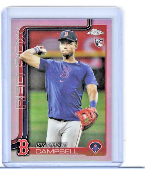 Kristian Campbell 2025 Topps Chrome Update Rookie #USC189 Image Variation RC