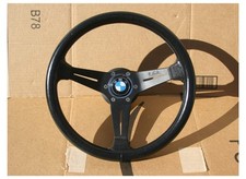 Vintage Competition Deep Dish 350mm Nardi Steering Wheel Bmw 1600 2002 Tii 3.0