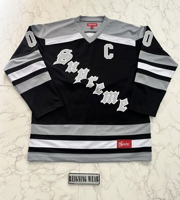 Supreme Fire & Ice Hockey Jersey - Black Size Large | eBay