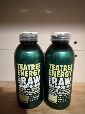 Real Raw Shampoothie Tea Tree Energy Invigorate Shampoo 12 Fl Oz Pack Of 2