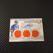 2024 Topps Royalty Alex de Minaur Triumph Relic Auto #/75 Australian Open Used!!