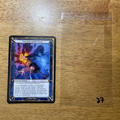   Your Inescapable Doom - MTG Oversize Archenemy - DCI WPN Gateway Promo 56 L27