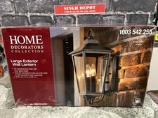 Home Decorators Collection Williamsburg 17.1” 1-Light Outdoor Wall Coach Sconce
