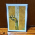 ACEO Original Hand Emotional Dramatic Bleeding Anxiety Contemporary Watercolor 7 — photo 2