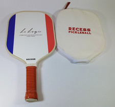 Recess Pickleball Paddle Le Logis France w/ Case Foam Faux Leather Grip
