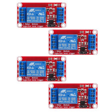 4Pcs DC 24V Relay Module 1 Channel Relay Board with Optocoupler Isolation Sup...