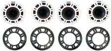 4 KICKER 48KMXL654 300 Watt 6.5" Marine Boat Horn Loaded Speakers w/LED KMXL65