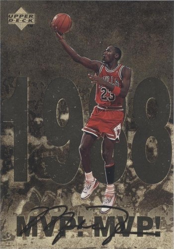 MICHAEL JORDAN 1998 UPPER DECK SPX FINITE SAMPLE INSERT VERY CLEAN