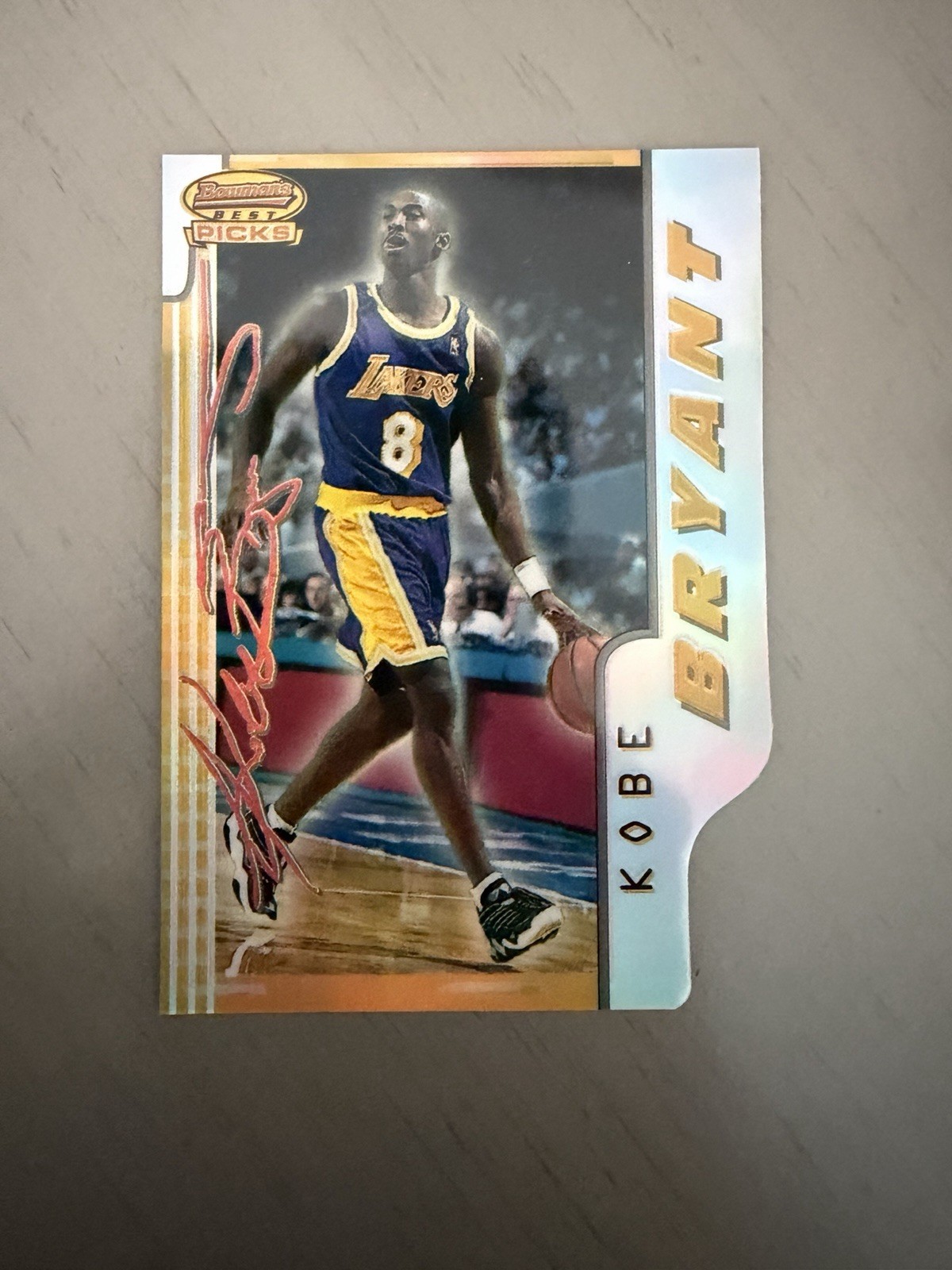 1996-97 Bowman's Best Kobe Bryant #BP10 Refractor Los Angeles Lakers Basketball