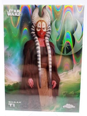 2025 Topps Chrome Star Wars RayWave Refractor Shaak Ti #165