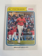 2023 Topps Heritage - Playoff Highlights Oscar Gonzalez #439 (RC)