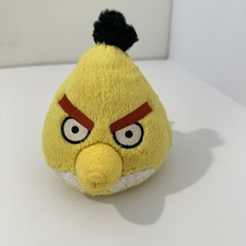 Angry Birds Chuck Yellow Bird Plush Stuffed Animal NO SOUND 5 Toy