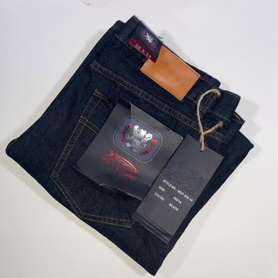 Xelement Mens Black Denim Motorcycle Jeans Style MDP 450 34 Waist 38 Inseam 34