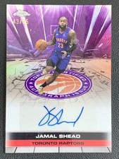 Jamal Shead 2025-26 Topps Chrome Issue Purple Refractor Auto /75 #TAU-JS