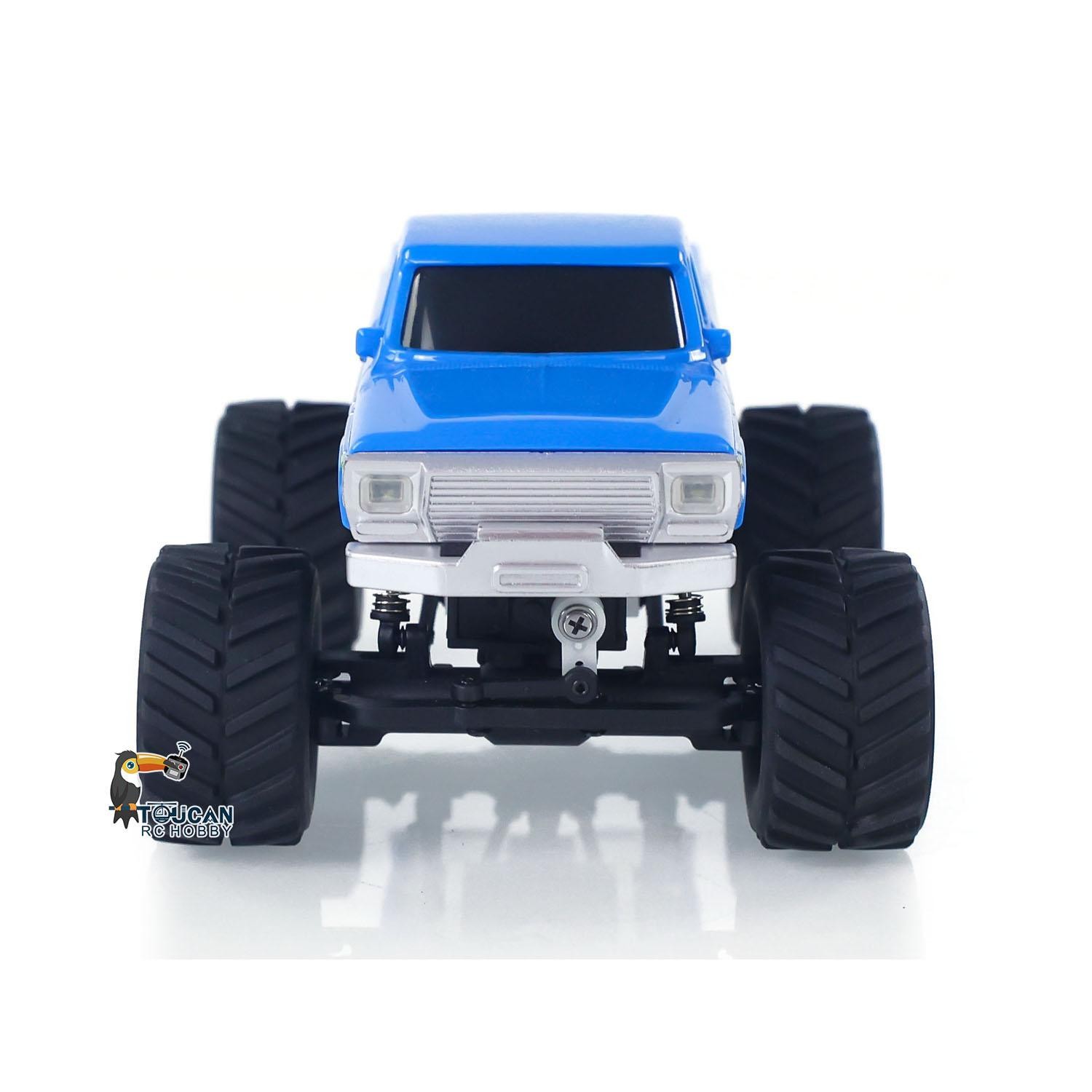 US Stock 1/36 4*4 2.4G RC Off Road Vehicles 3602 Mini Crawler Car Battery Lights