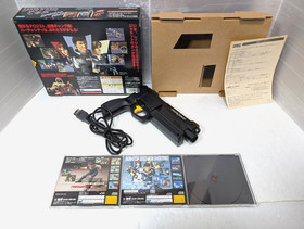 VIRTUA COP Gun Controller Special Pack Sega Saturn SEGA SS Japan Box
