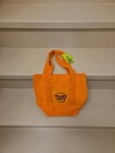 Trader Joe’s Mini Tote Canvas Bag Orange Black Halloween Edition Limited Edition — photo 1
