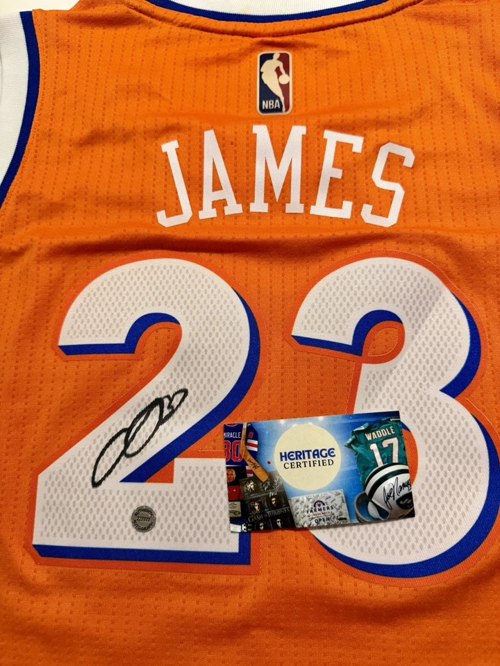 LeBron James Signed Basketball Jersey Cleveland Cavaliers #23 Autographed w/COA - Image 3 of 4