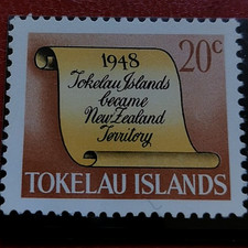 Tokelau Islands: 1969 History of Tokelau Islands, 20 C. (Collectable Stamp).
