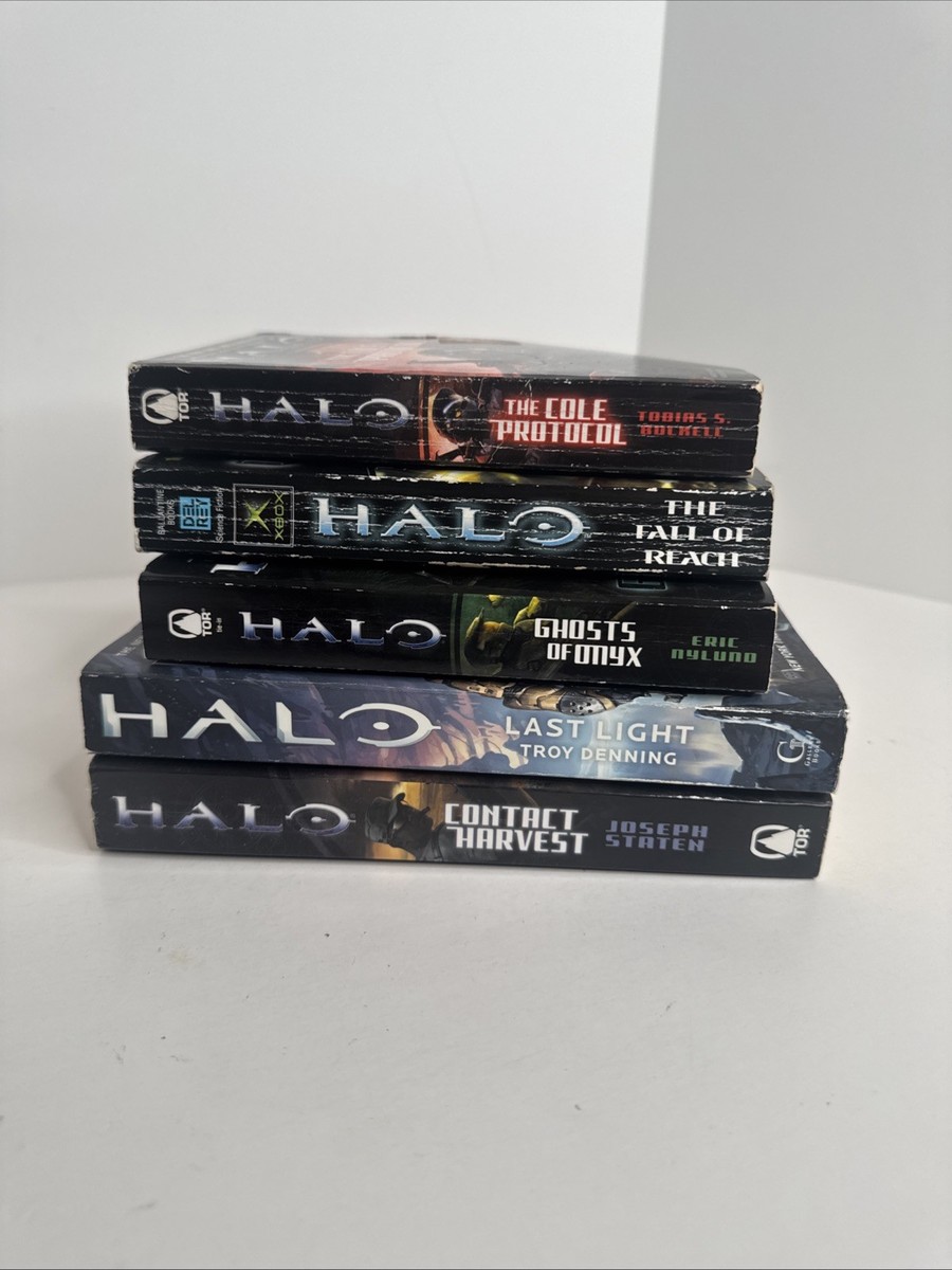 Halo Book Collection Paperback Xbox Series Sci Fi Military Novel