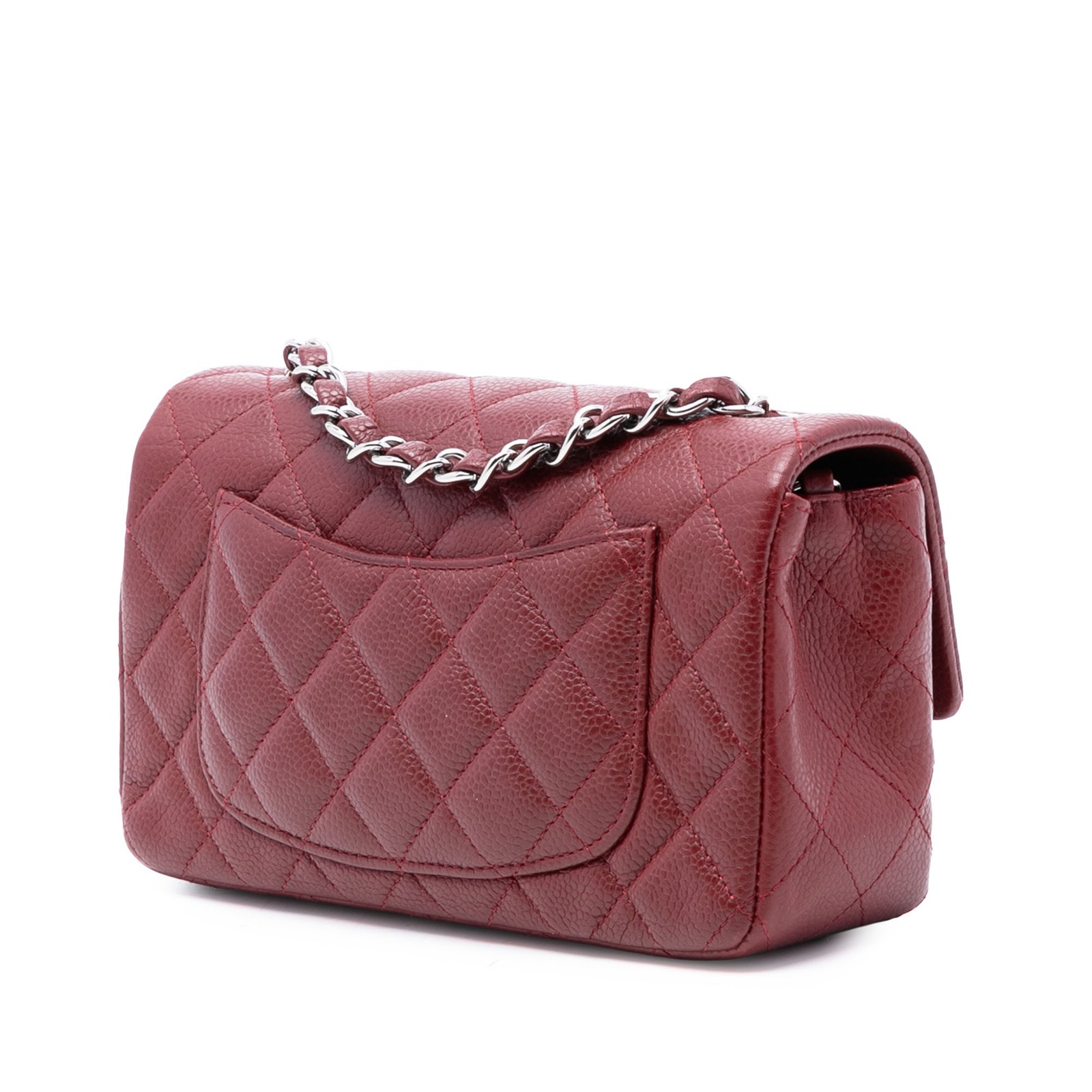 Authenticated Chanel Mini Rectangular Classic Cav… - image 2