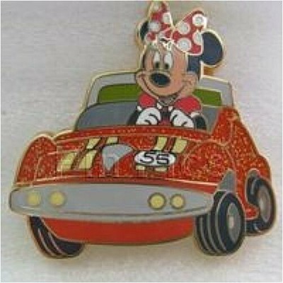 LE Disney pin DLR Cast Pin Fair The Happiest Place to Work Minnie Mouse Autopia