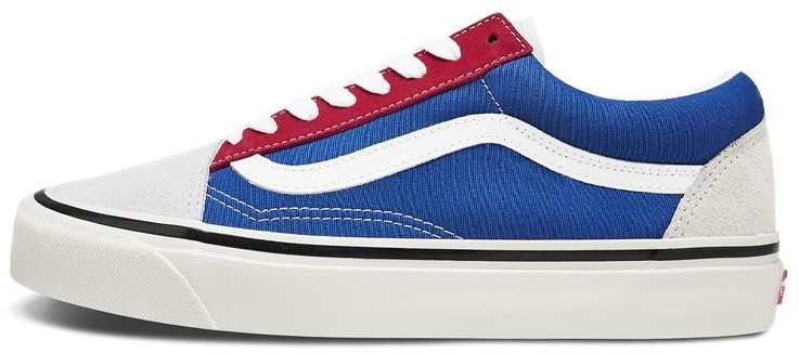 Las mejores ofertas en Vans Old Skool 36 DX White Blue Red | eBay