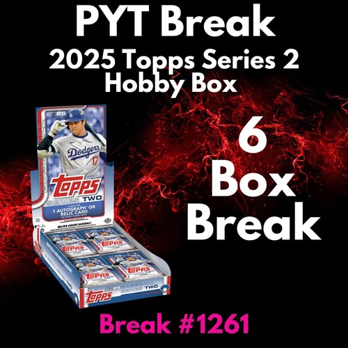 St. Louis Cardinals - - 2025 Topps Series 2 Hobby 6 Box PYT Break #1261