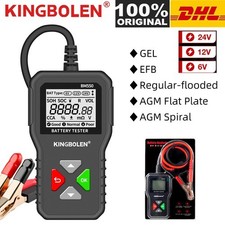 KINGBOLEN 12V Auto Batterietester OBD2 Akku Prüfer Testgerät Batterieprüfer