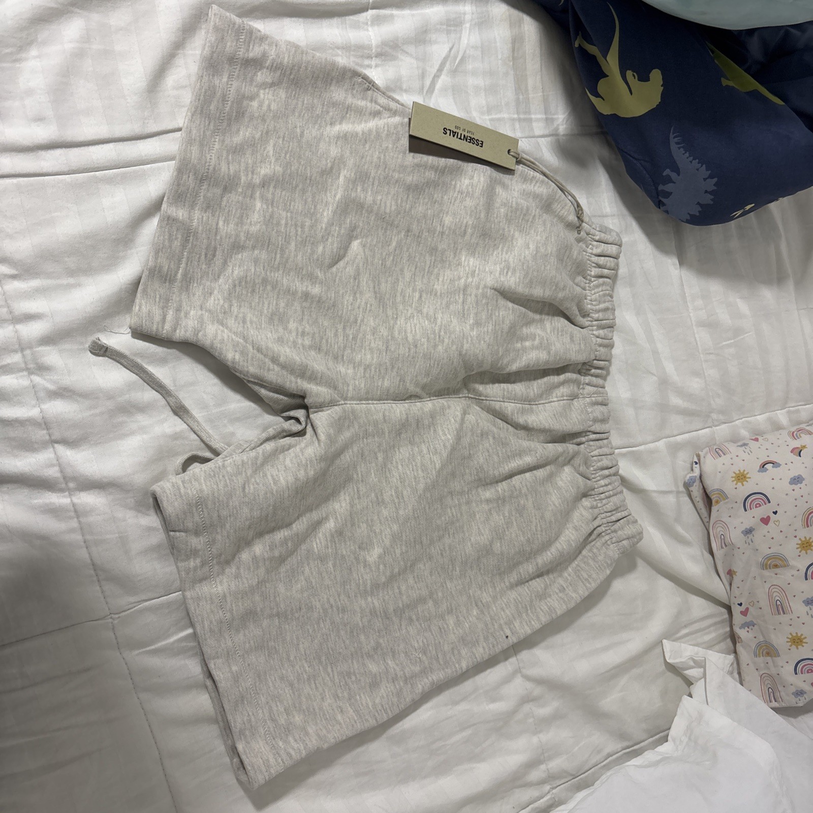 Fear of God ESSENTIALS Sweat Shorts – Light Heather Gray – Size Small thumbnail 6