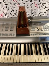 Vintage Seth Thomas 7 Maple Wood Metronome De Maelzel 9" Height Working