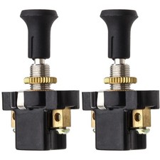 2 Pcs 8mm/0.31” Pull Switch On Off,12V Push Pull Light Switch for Car Auto Bo...
