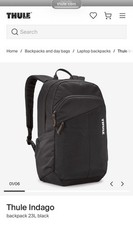 Thule Indago Black Backpack - Brand new 