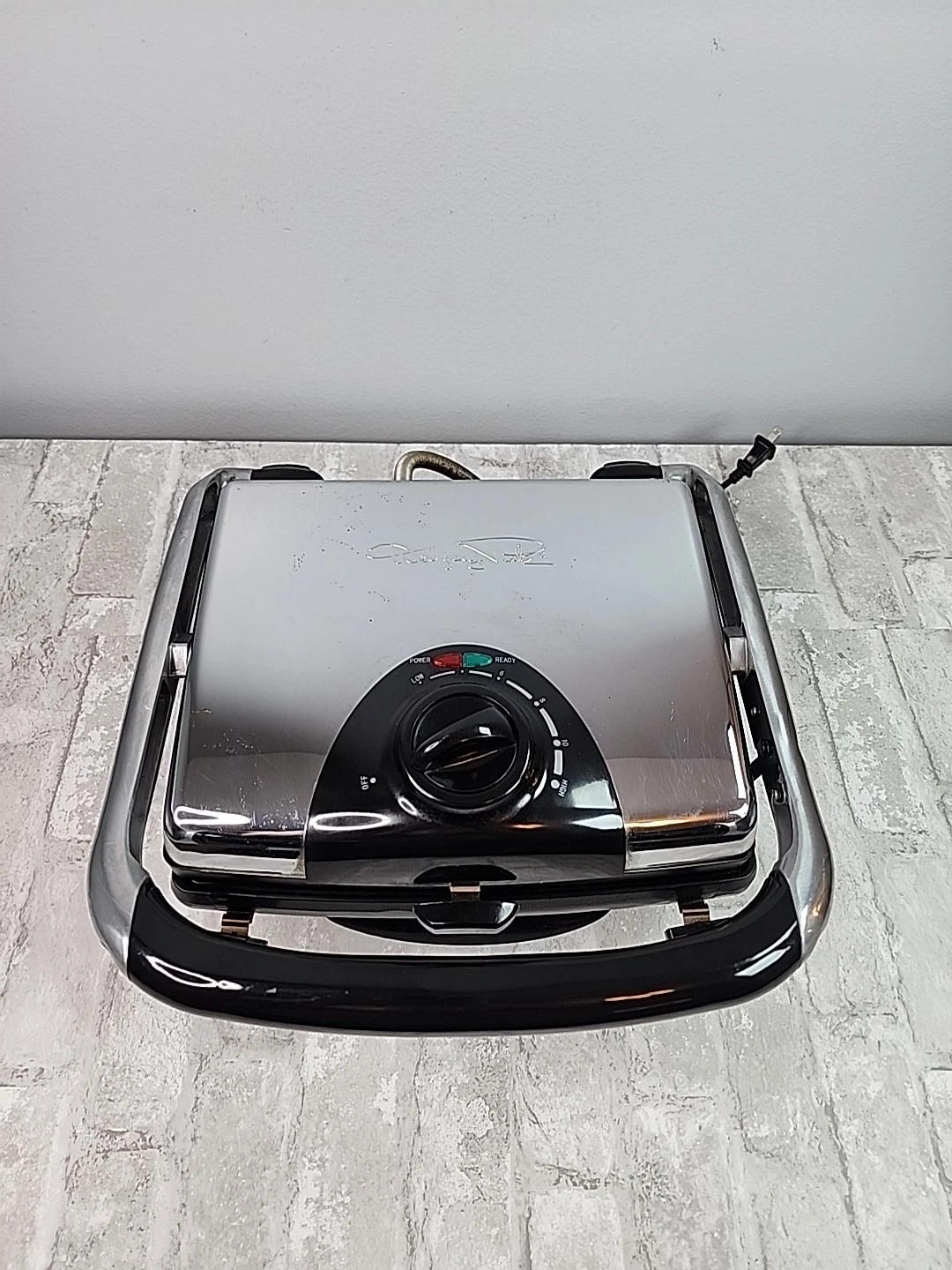 Wolfgang Puck Bistro Collection Panini Waffle Maker Stainless BCGL0025Tested
Opens in a new window o