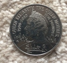UK Mint 2000 HM Queen Elizabeth The Queen Mother Centenary Crown/ &pound;5 pound