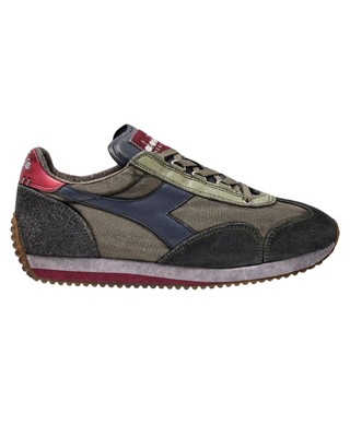 Shoes Diadora Heritage Equipe Dirty Evo Trainers Man Leather Multicolor