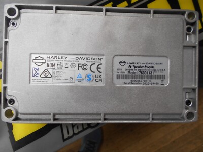 GENUINE HARLEY DAVIDSON TOURING ROCKFORD FOSGATE 200W POWER AMP
