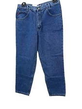 New Bugle Boy Jeans 750 Series Easy Fit SZ 30 Husky Inseam 25.5 Dark Wash