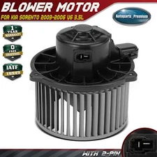 HVAC Heater Blower Motor with Fan Cage for Kia Sorento 2003-2006 V6 3.5L 700197