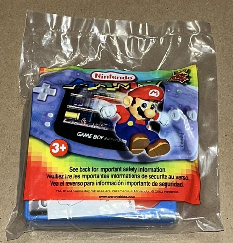 2002 NINTENDO WENDY'S MARIO BROS KIDS MEAL TOY - SUPER CIRCUIT