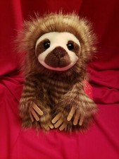 NEW 10" Aurora Brown Sloth Stuffed Animal Plush Toy FREE Shipping